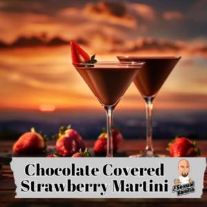 Chocolate Covered Strawberry Martini with Tequila Rose